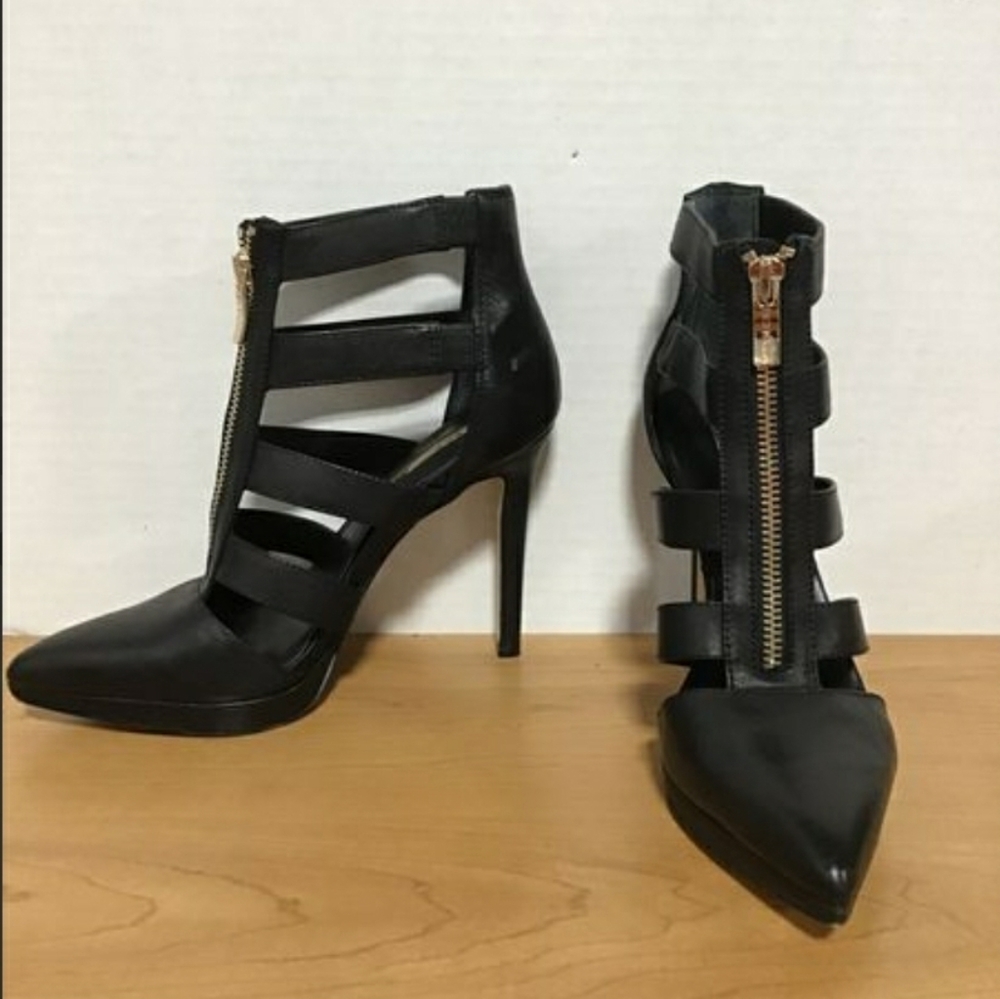 BCBG Generation Black Gladiator Heels